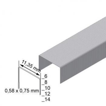 Скоба обивочная Prebena тип VX ширина 11.3мм