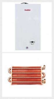 Газовый котел (турбо) Fondital Minorca CTFS 24 CU (медный ТО) 2-контурний (2 теплообменника)